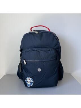 Kipling x Doraemon Seoul Up 17" Laptop Large Backpack NWT